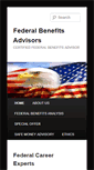 Mobile Screenshot of fedbenefitsadvisors.com